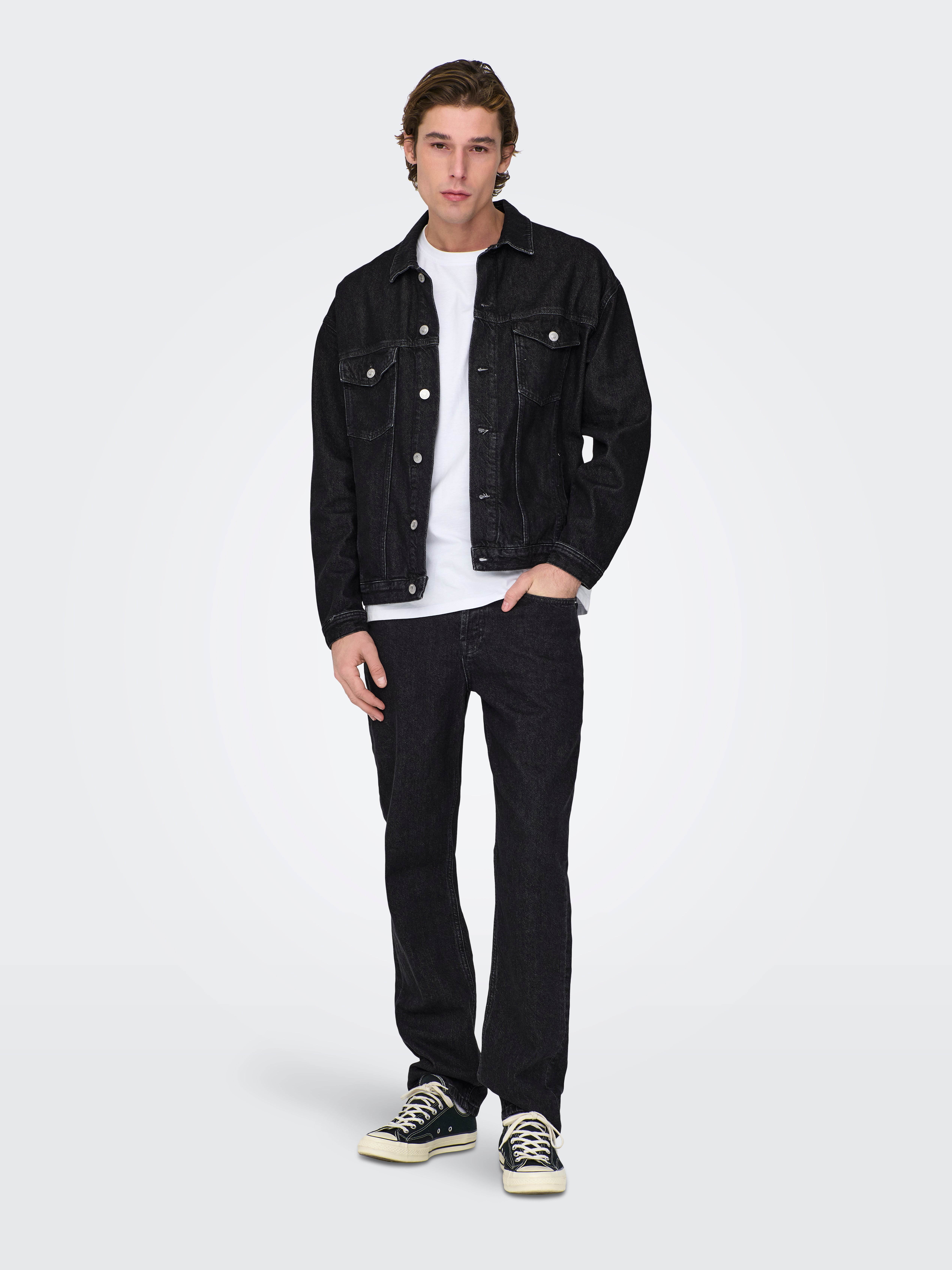 ONSRICK Jeansjacke Black Denim