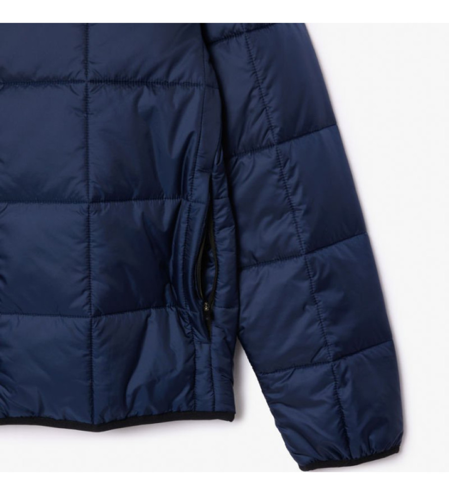 Casaco acolchoado azul Lacoste