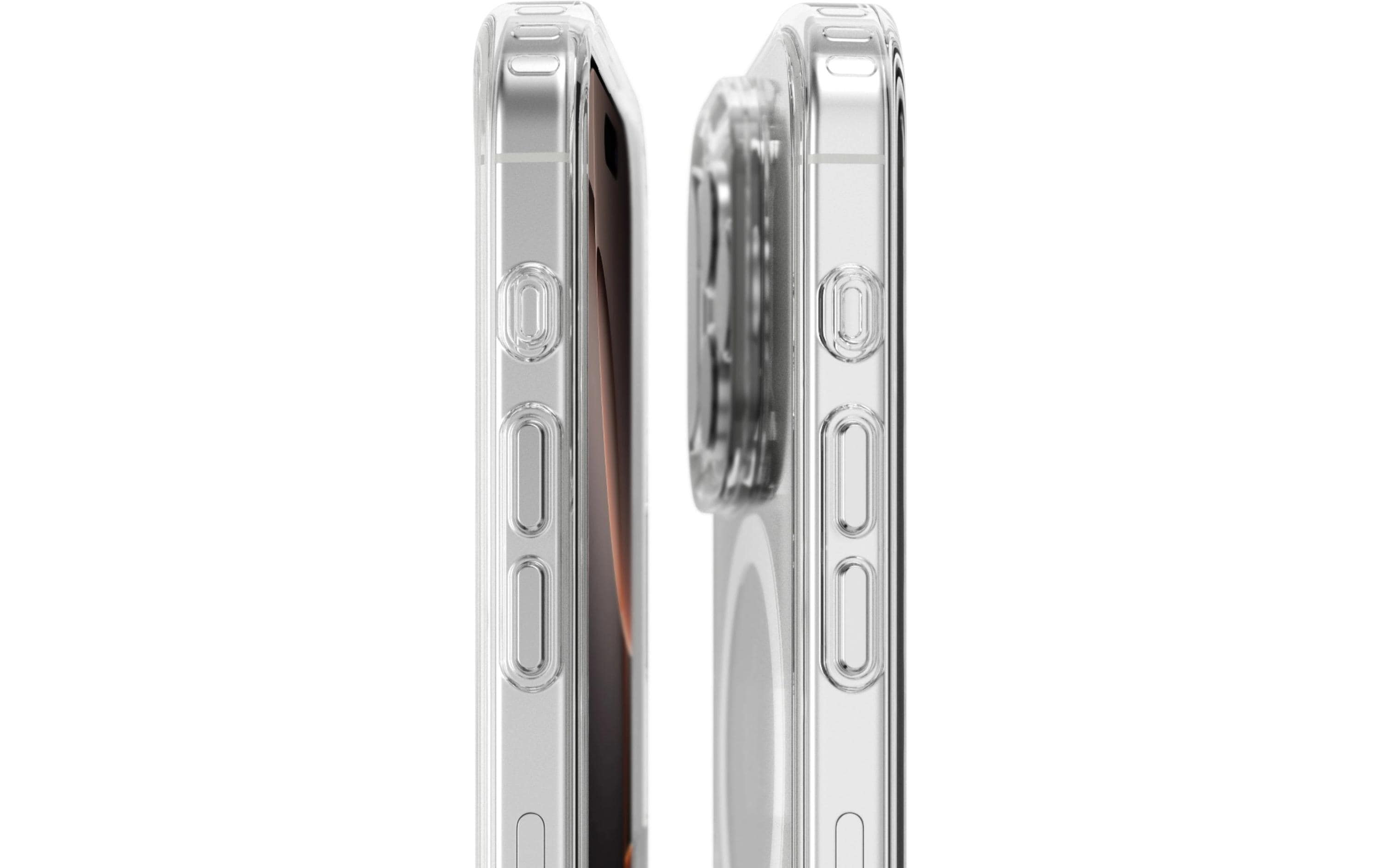 Back Cover Transparent iPhone 16 Pro WhiteSilicone Backcover für das Apple iPhone 16 Pro