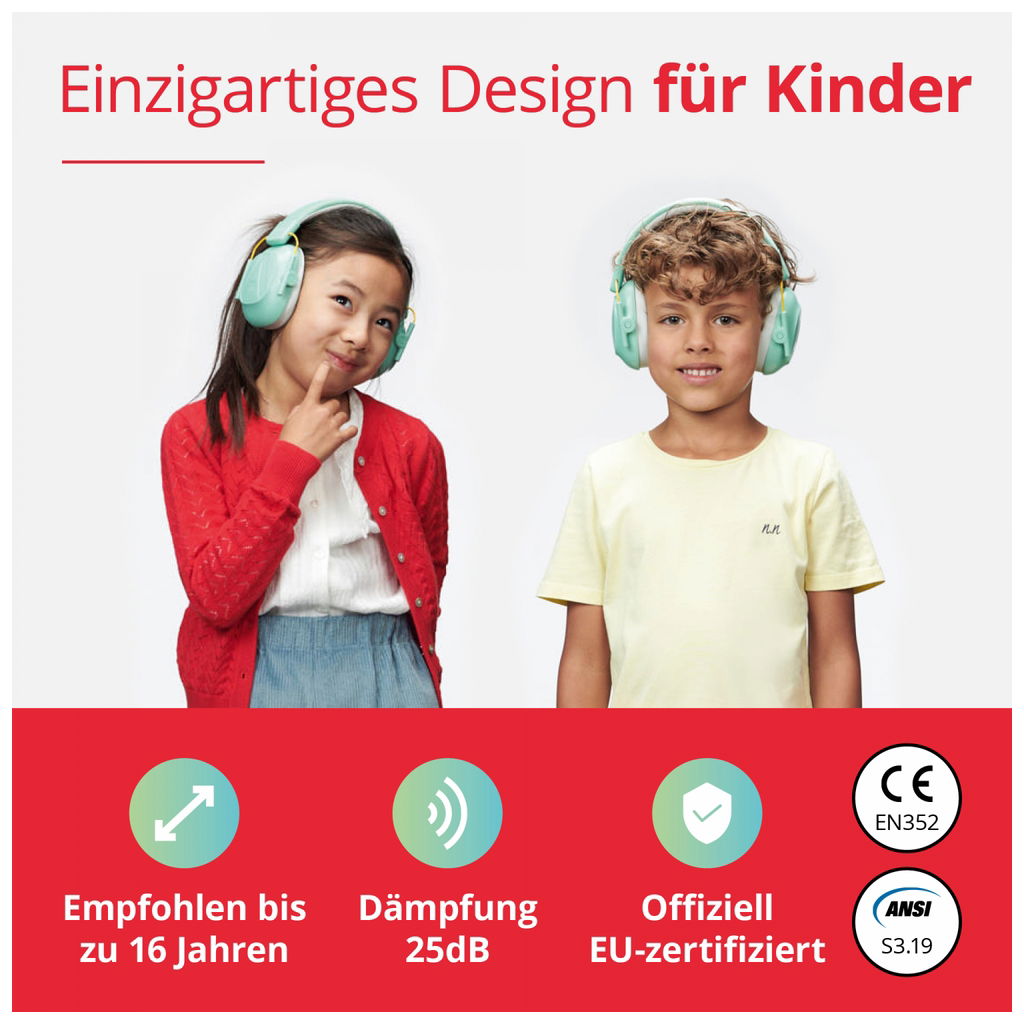 AlpineAlpine   Kinder Muffy Gehörschutz green