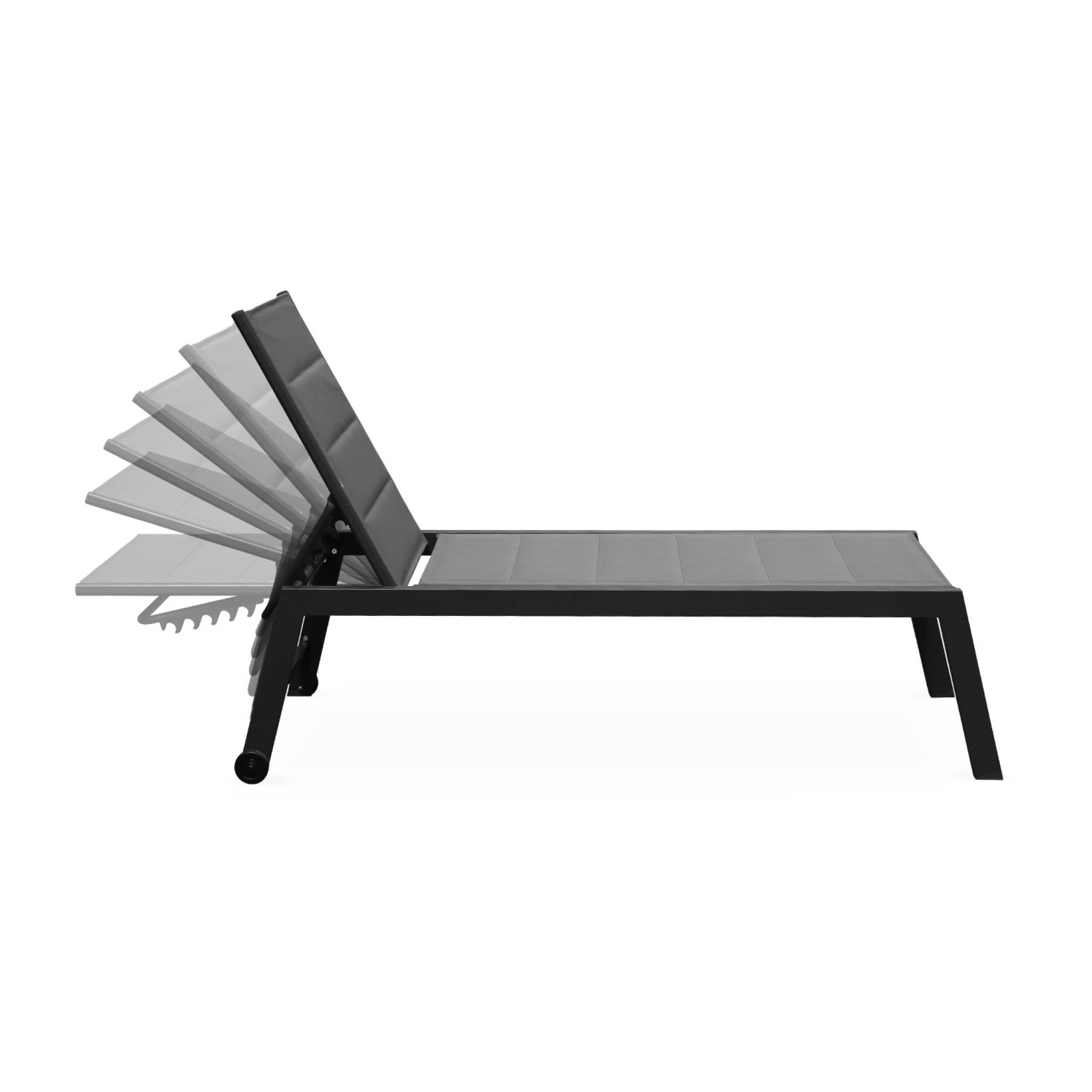 sweeek - Ligbed van aluminium en textileen