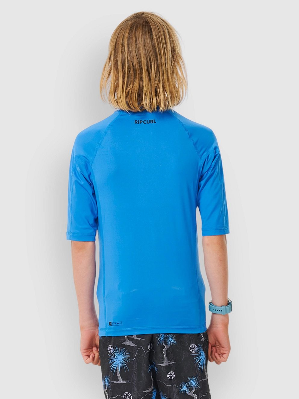 Rip Curl Brand Wave Upf Kids Lycra blue gum