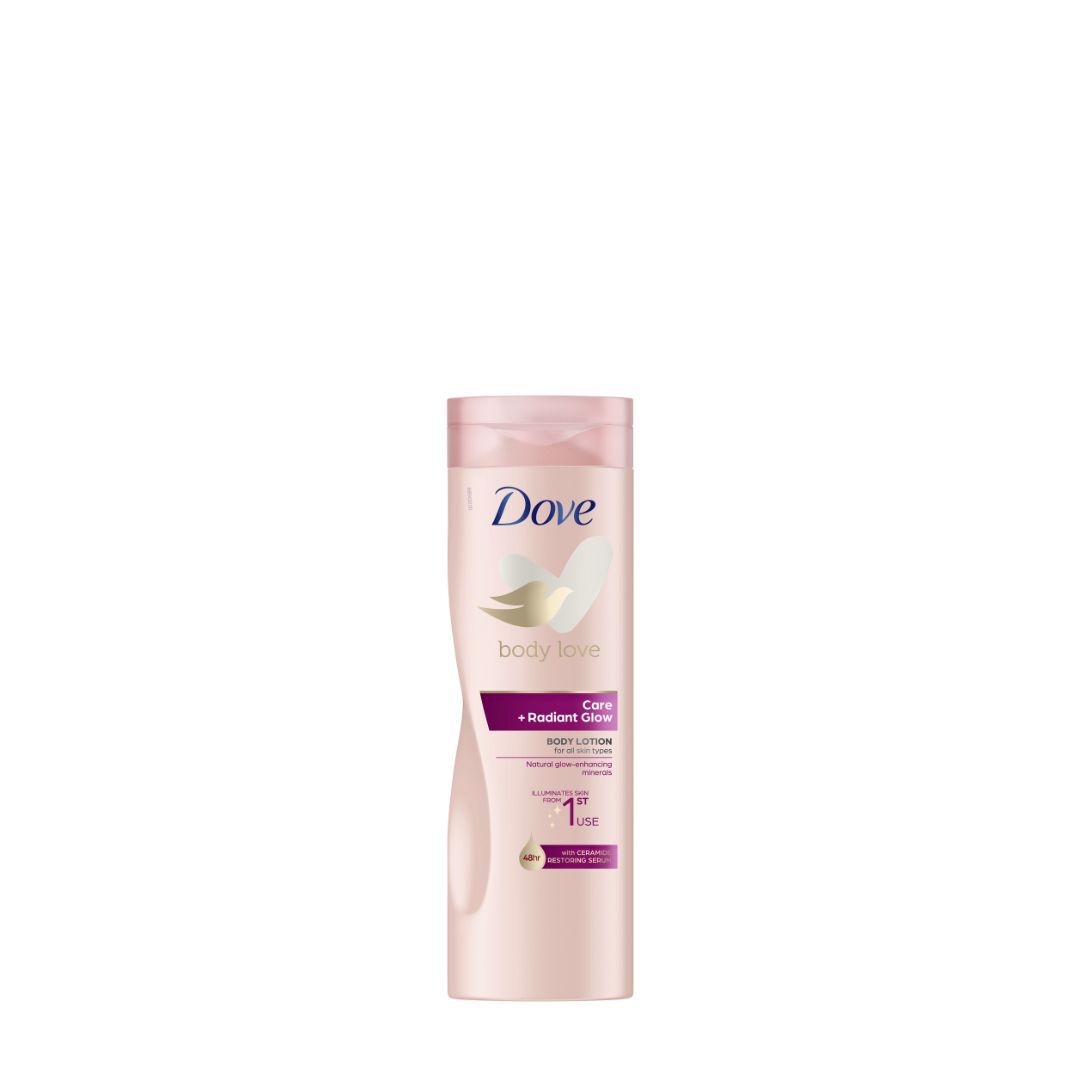 DOVE  Loção Corpo Care+Glow - 400ml