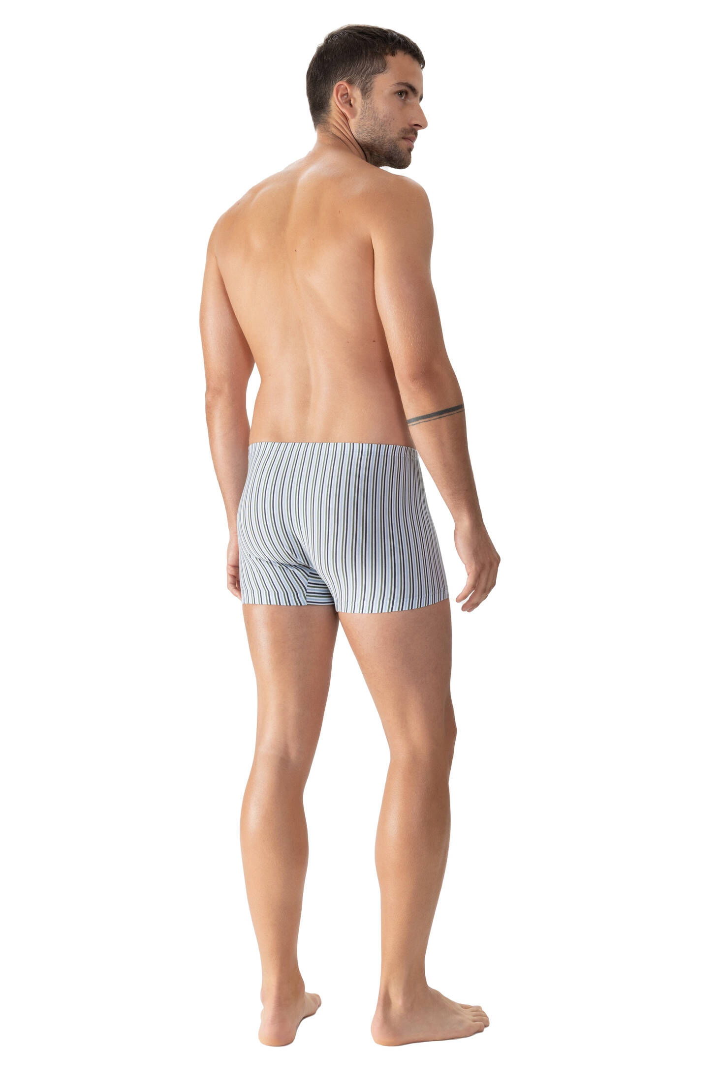 mey| Herren Shorty Serie Light Stripes