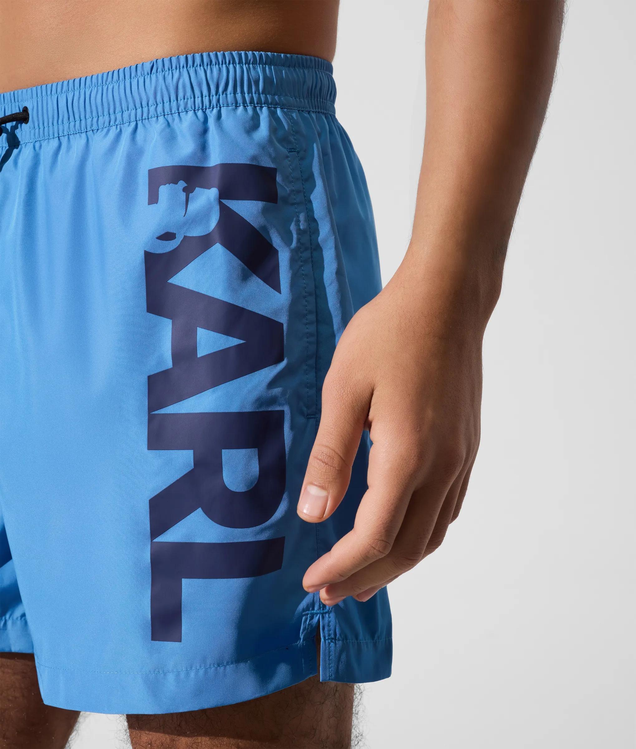 Korte boardshort met logo