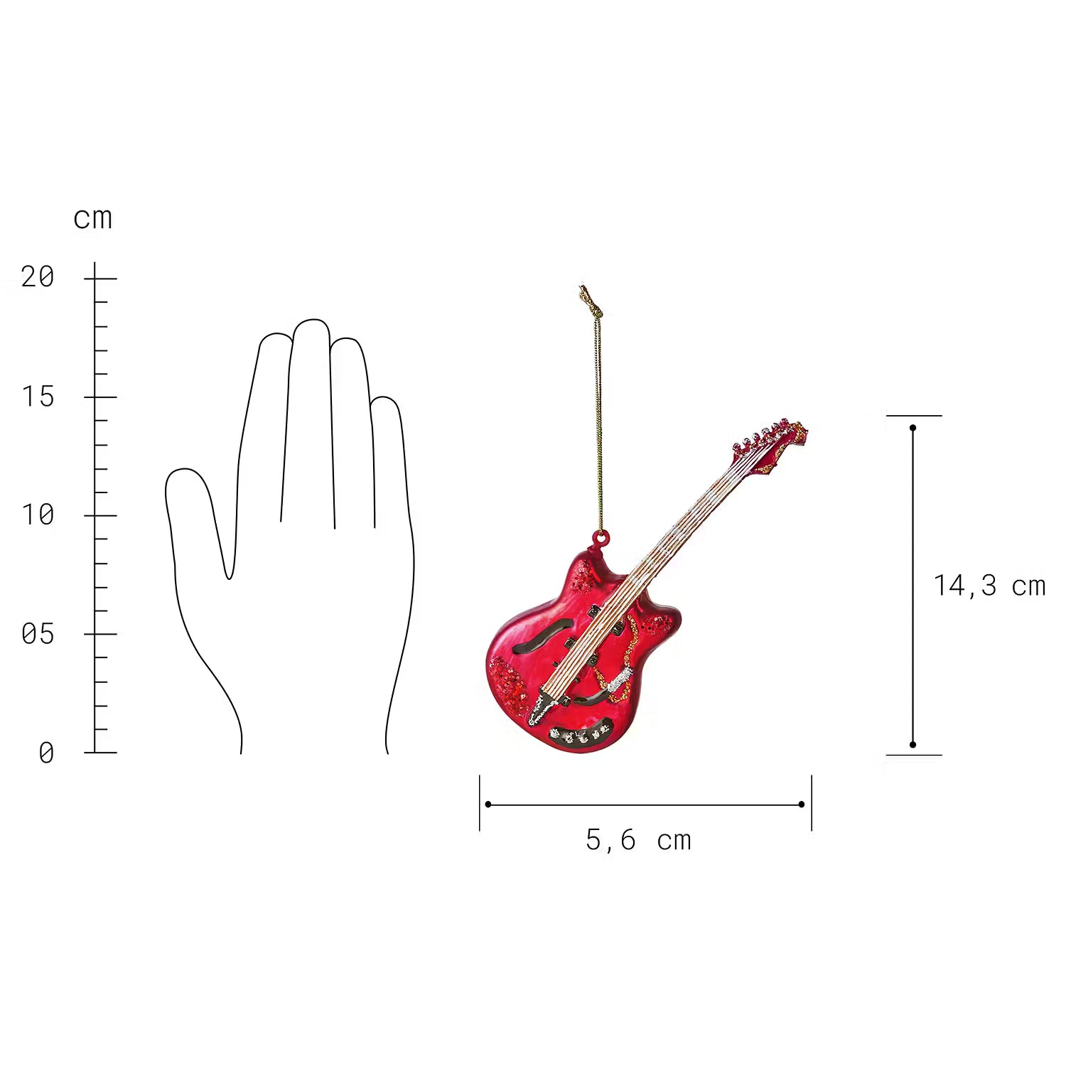 HANG ON Baumanhänger E-Gitarre