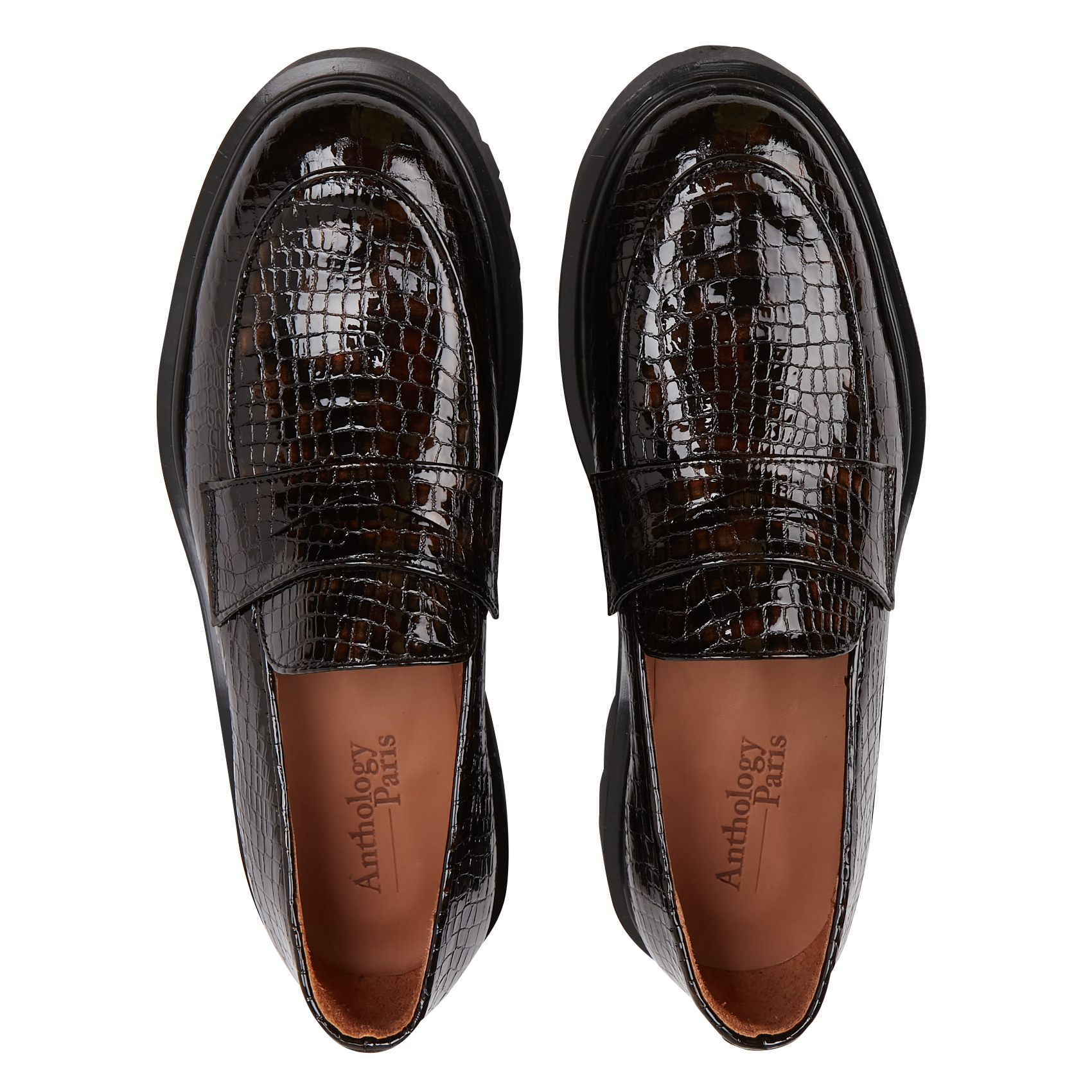 EVA - Mocassins en cuir | Marron