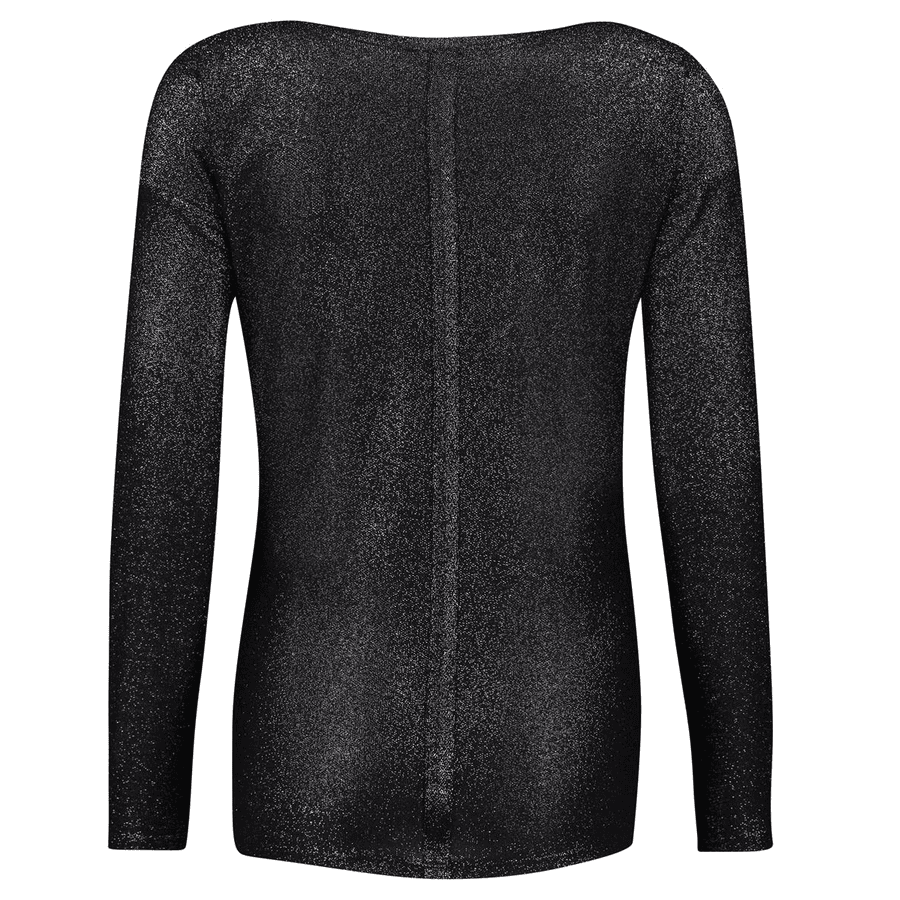 SUPERMOM Langarmshirt Glitter black