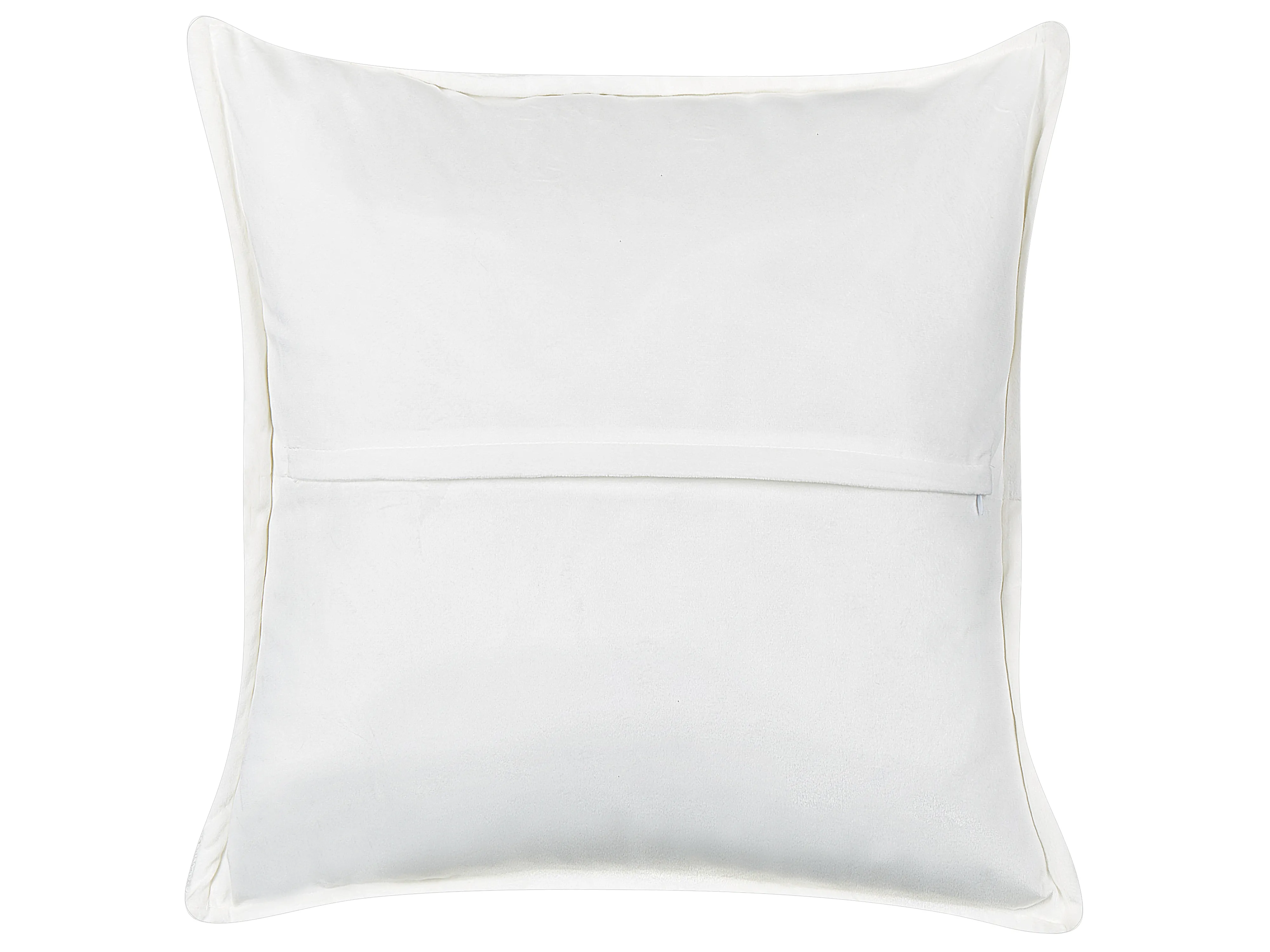 Set van 2 sierkussens SENECIA Bouclé 45 x 45 cm Gebroken wit effen
