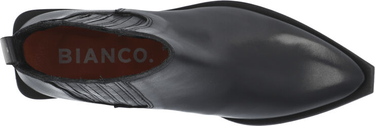 Bianco BIAMONA Western Boot Low Chelsea Crust Black