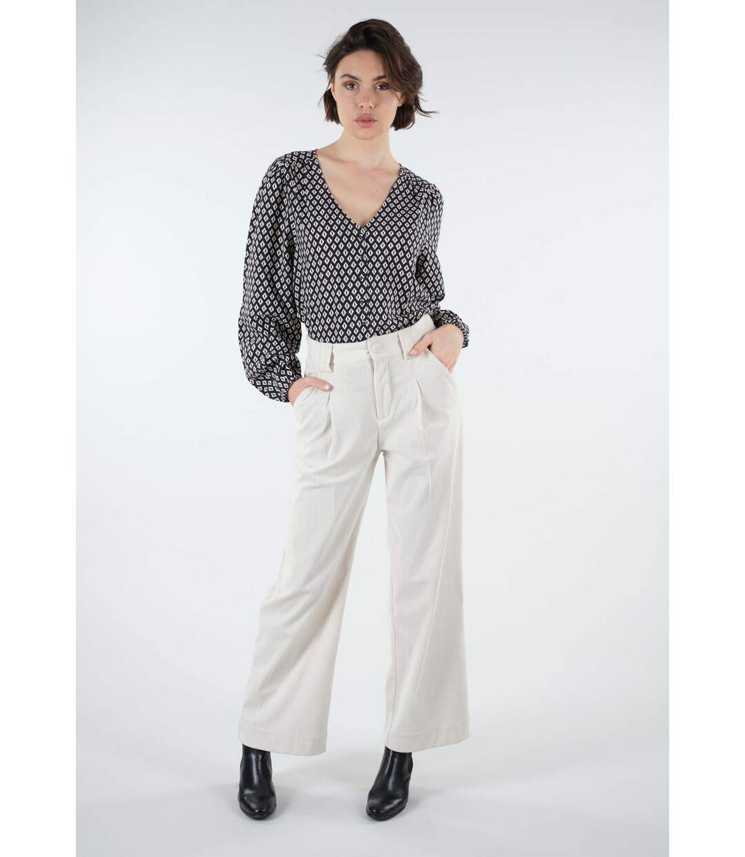 Chemise imprimé géometrique ETANIA