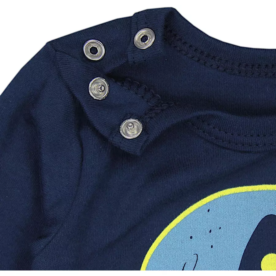 TupTam Baby Jungen Langarmshirt 5er Set grünweiß