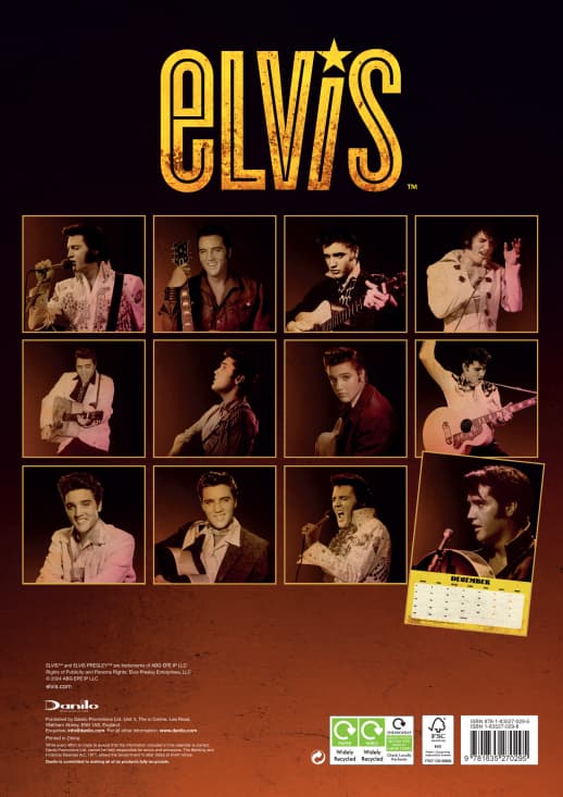 Elvis - 2025 A3 Calendar