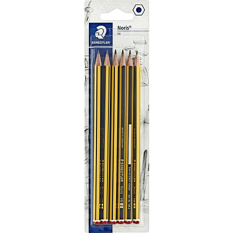 Staedtler blyanter 6-pak gul/sort