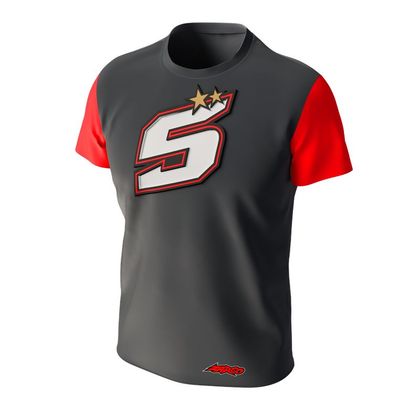 T-Shirt manches courtes Ixon TSK ZARCO 24 - Gris / Rouge
