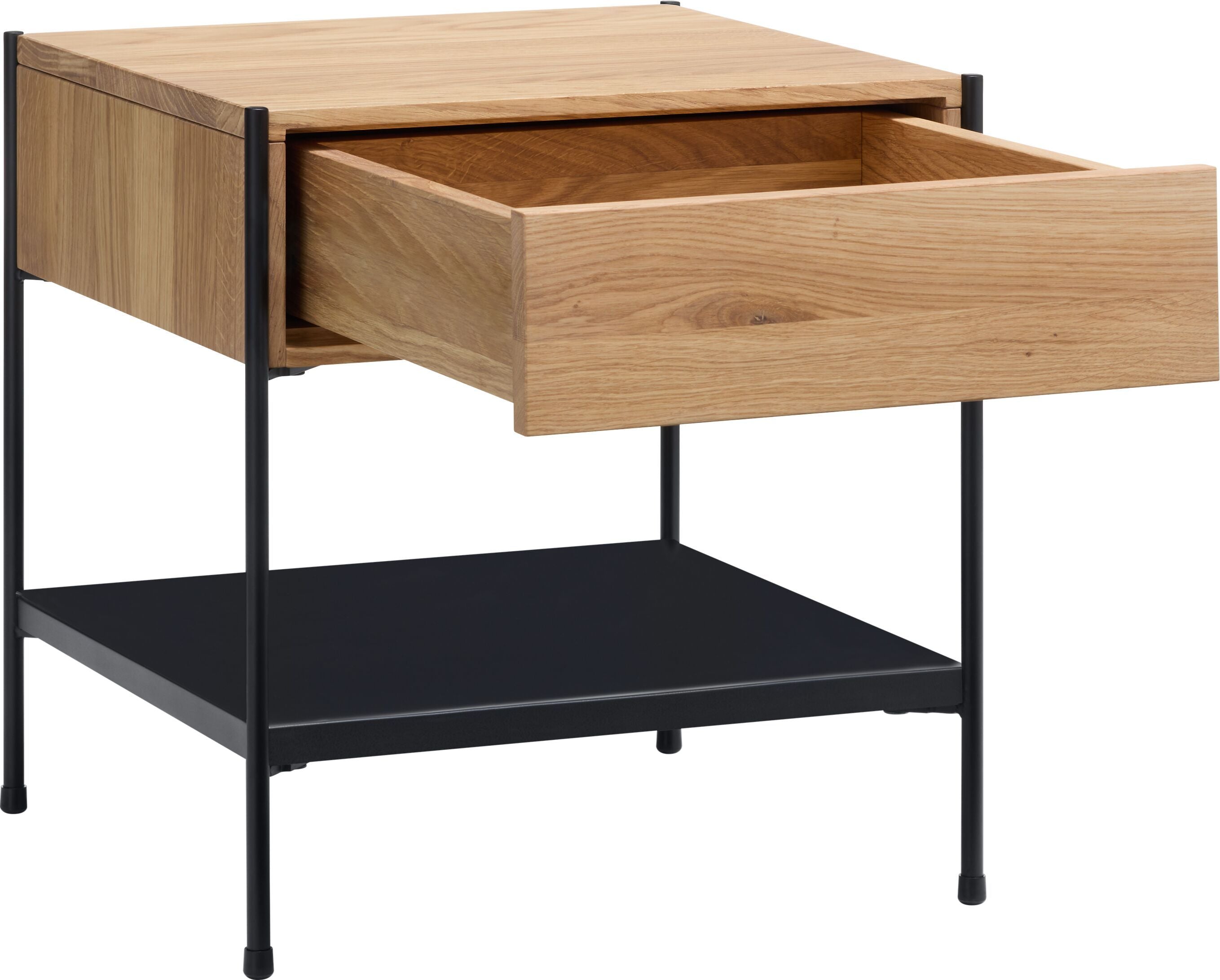 MALA Nachttisch - Eiche / B: 40.0 cm x T: 40.0 cm x H: 43.0 cm
