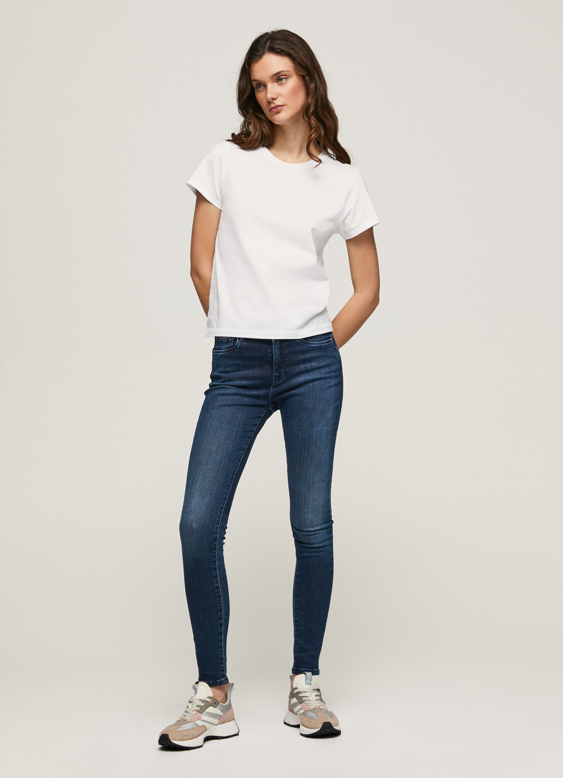 Calça jeans skinny de cintura alta Regent Fit - jeans