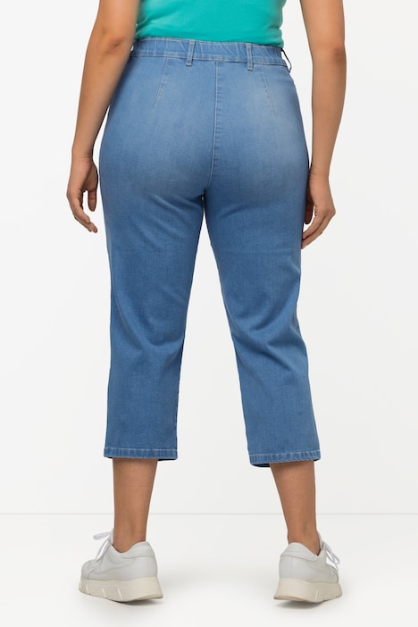 7/8-Jeans Mony, Elastikbund, Reißverschlusstaschen