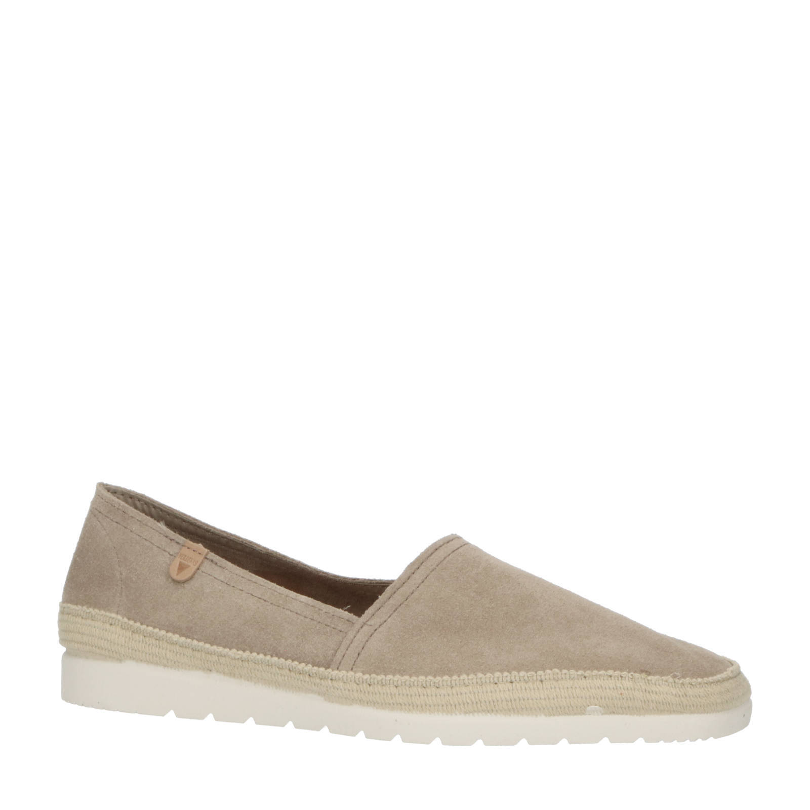 Verbenas Noa Serraje  suède espadrilles beige