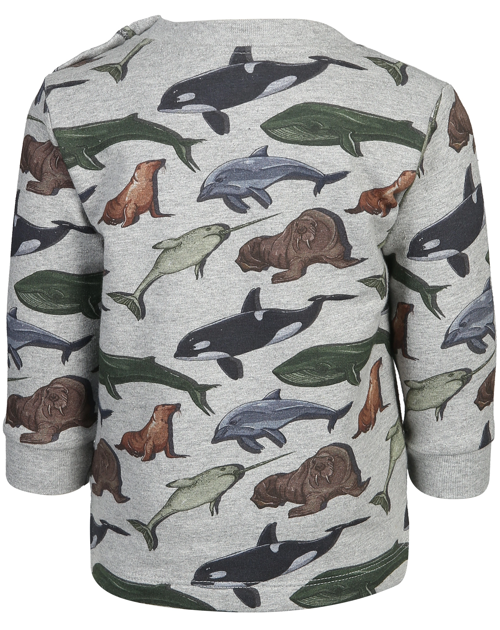 Sweatshirt SAMY in light grey melange