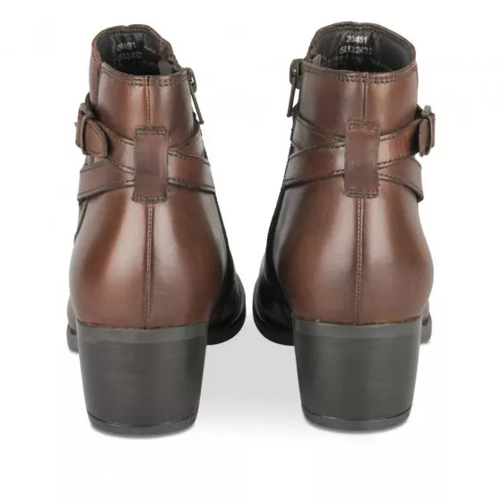 Bottines COGNAC MEGIS ELEGANT