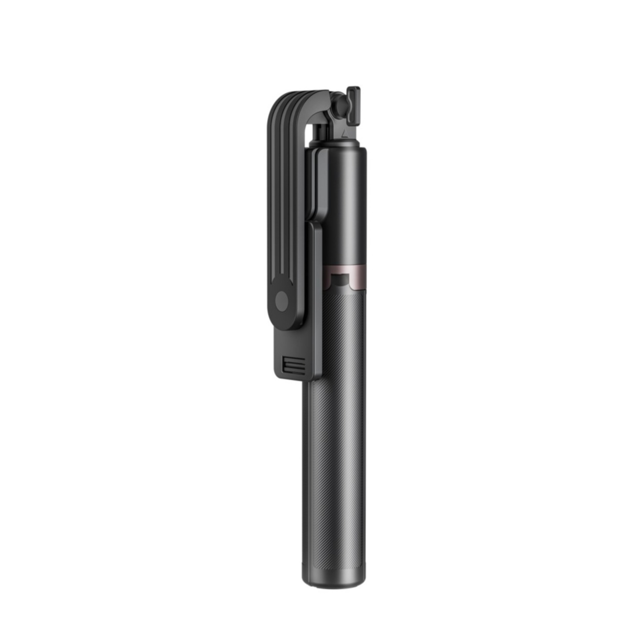 (130cm) 360° Grad Selfie Stick Tripod Dreibein Stativ Halterung mit Bluetooth Fernauslöser für Smartphone und GoPro (mit Adapter) - Schwarz