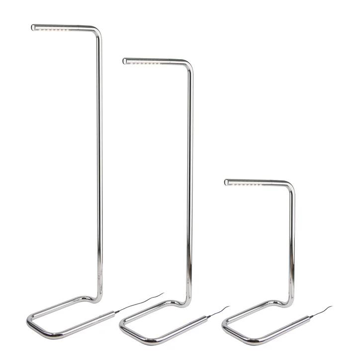 Thonet - Lum Tischleuchte LED, H 50 cm, Chrom