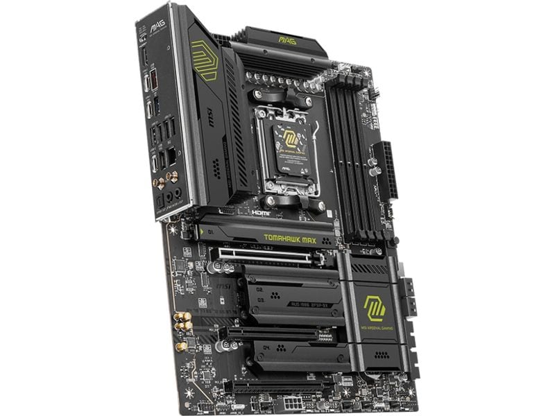 MSI Mainboard MAG B850 TOMAHAWK MAX WIFI MSI MAG B850 TOMAHAWK MAX WIFI Motherboard AMD B850 Sockel AM5 ATX