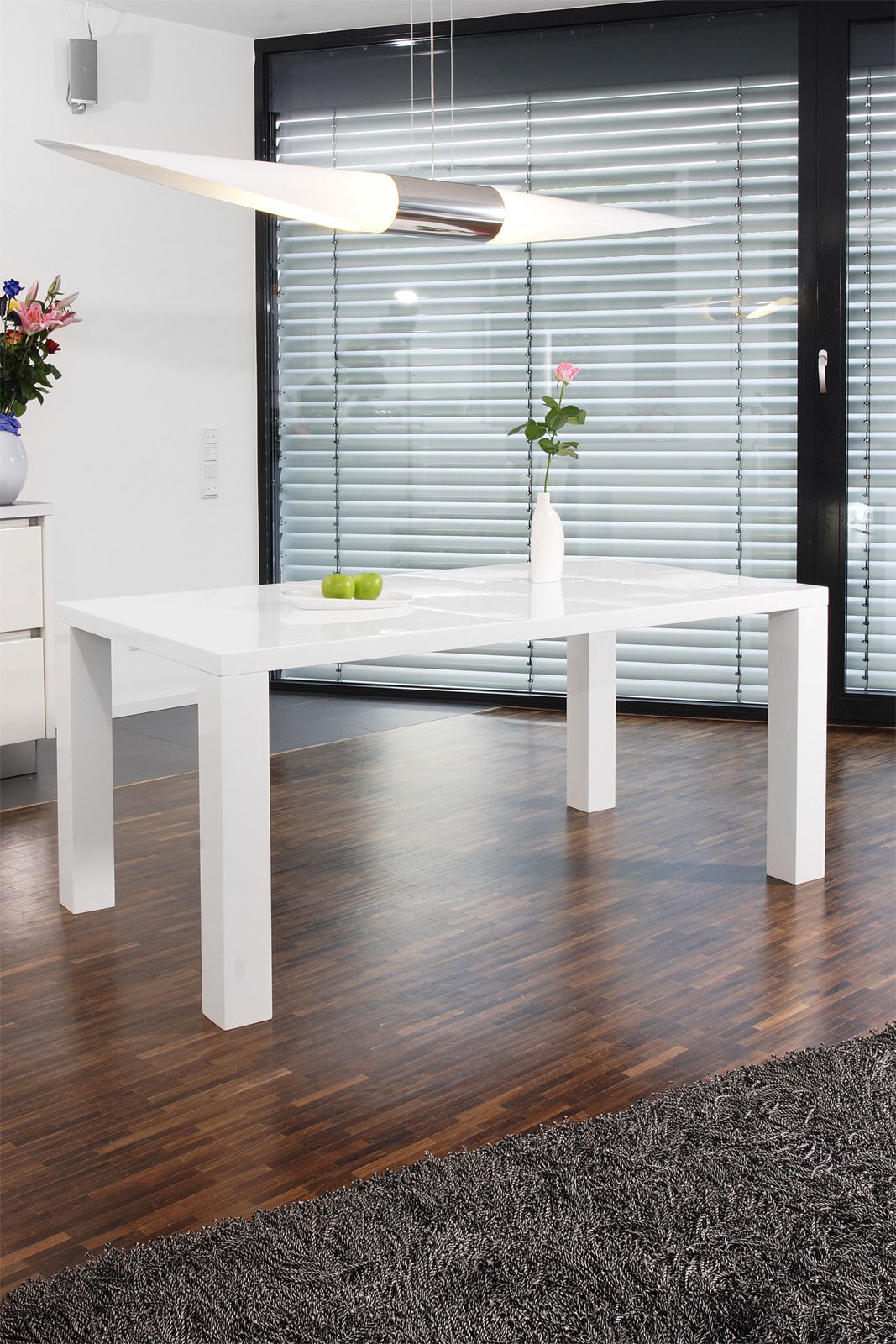 CASAVANTI Esstisch 160 x 90 cm weiß