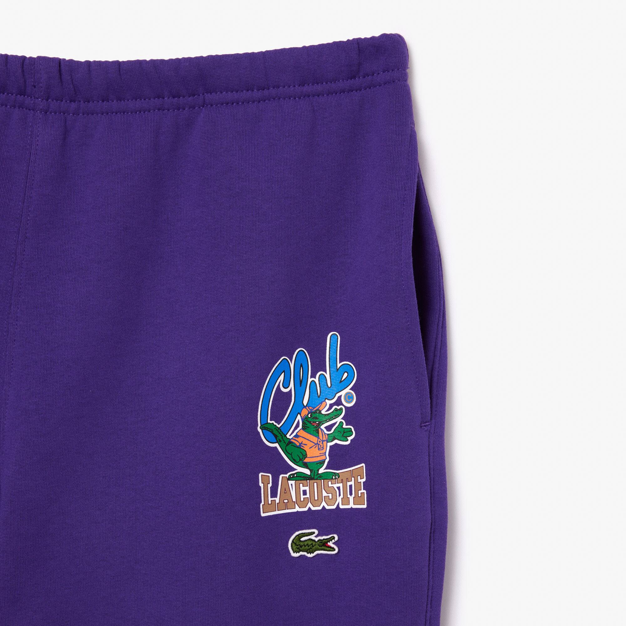 Pantalon de survêtement Jogger à imprimé signature Pantalons de survêtement - Violet - Lacoste - Unisex