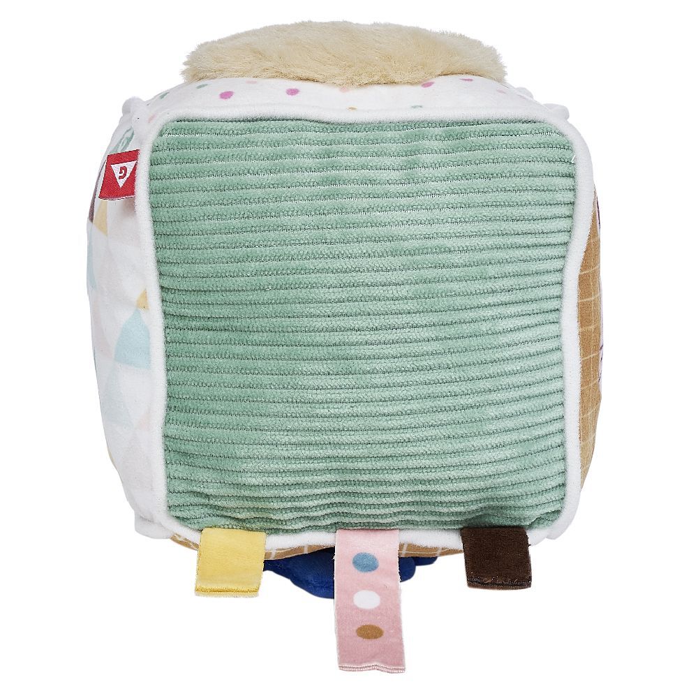 Cube d'éveil souple motif Guépard 4 activités