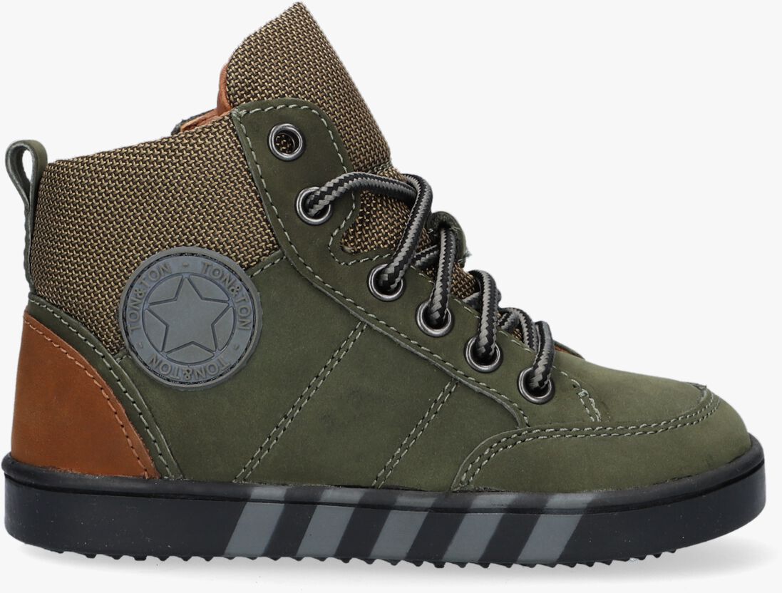 TON & TON groene ton & ton hoge sneaker brage