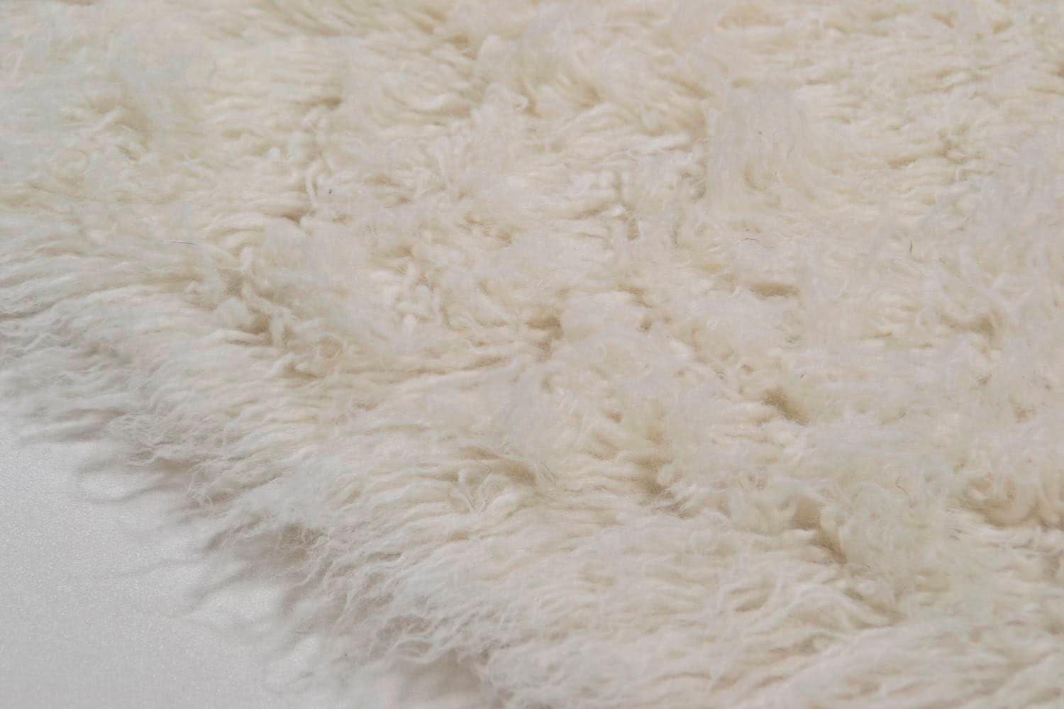 THEKO Wollteppich »FLOKOS 1250« rund 40 mm Höhe original griechischer Flokati, Hochflor, Uni-Farben, reine Wolle