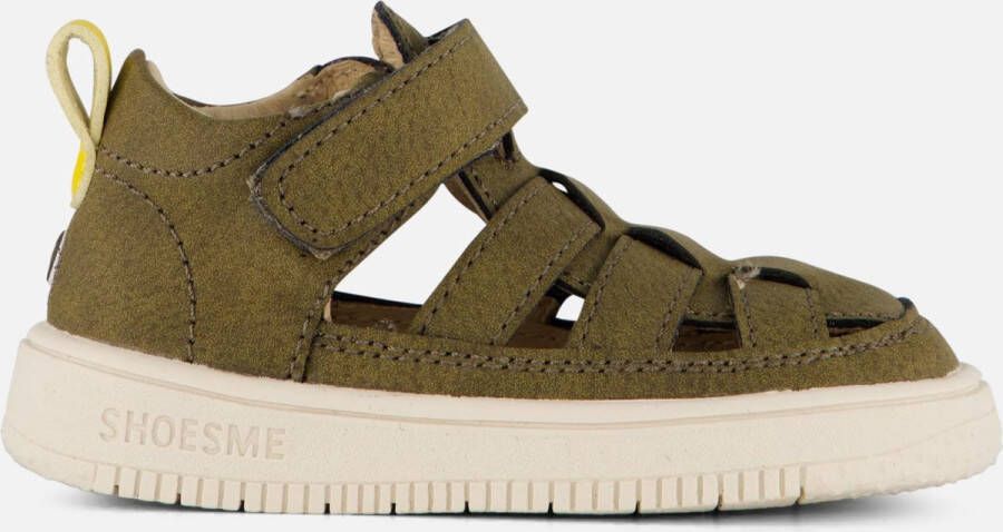 Shoesme Donkergroen Sandaaltje Sandalen Kind Jongens Dark Green Microleer