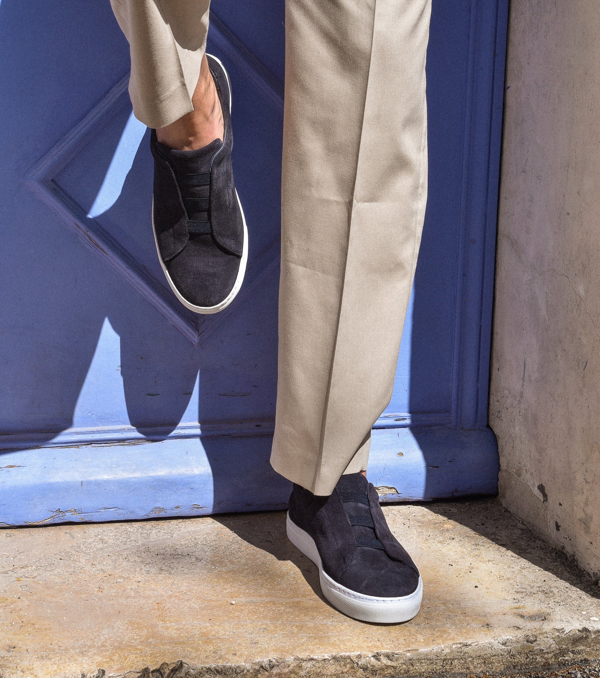 Cost-Sneakers Velours Marine