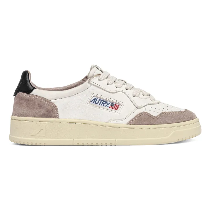 Autry Baskets Medalist Low Cuir de Chèvre/Suède | Beige