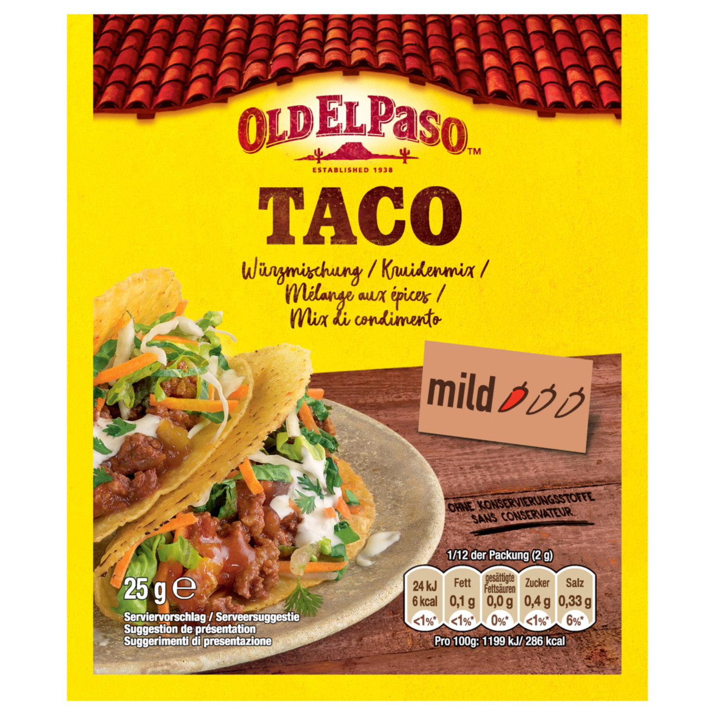 Old El Paso Gewürzmischung Taco Mix mild