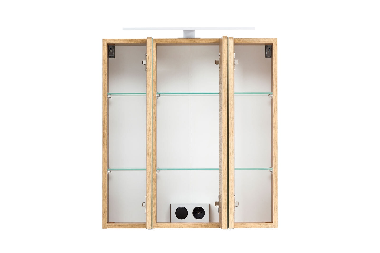 Spiegelschrank Brügge Wotaneiche B/H/T 60x64x20cm