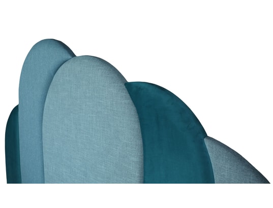 CONCEPT1 - Tête de lit Reveuse 220cm pétrole