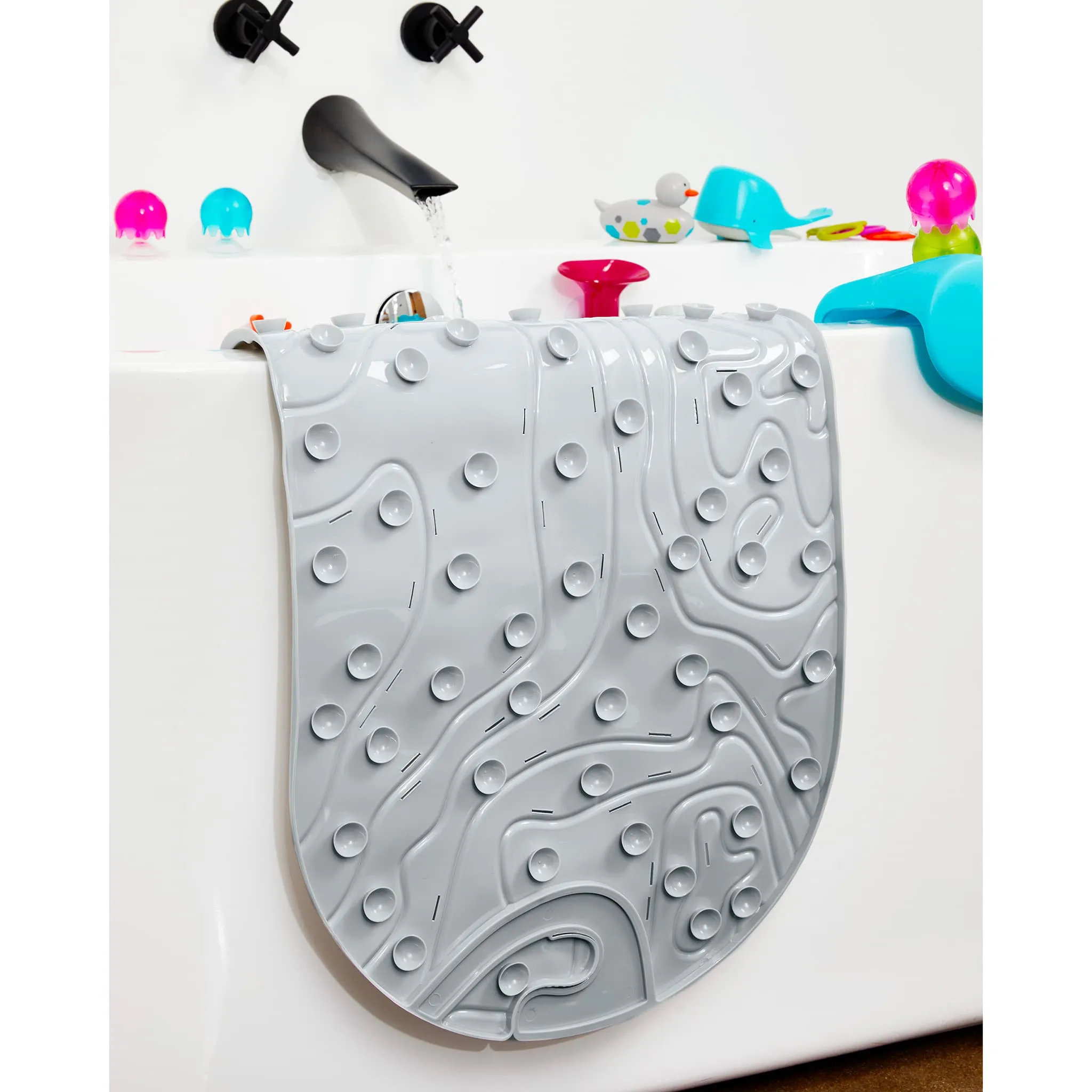 Boon Tapis de Bain Griffle - Gris