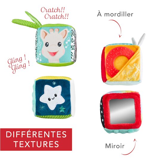Cubes d'activités   de               Sophie La Girafe®