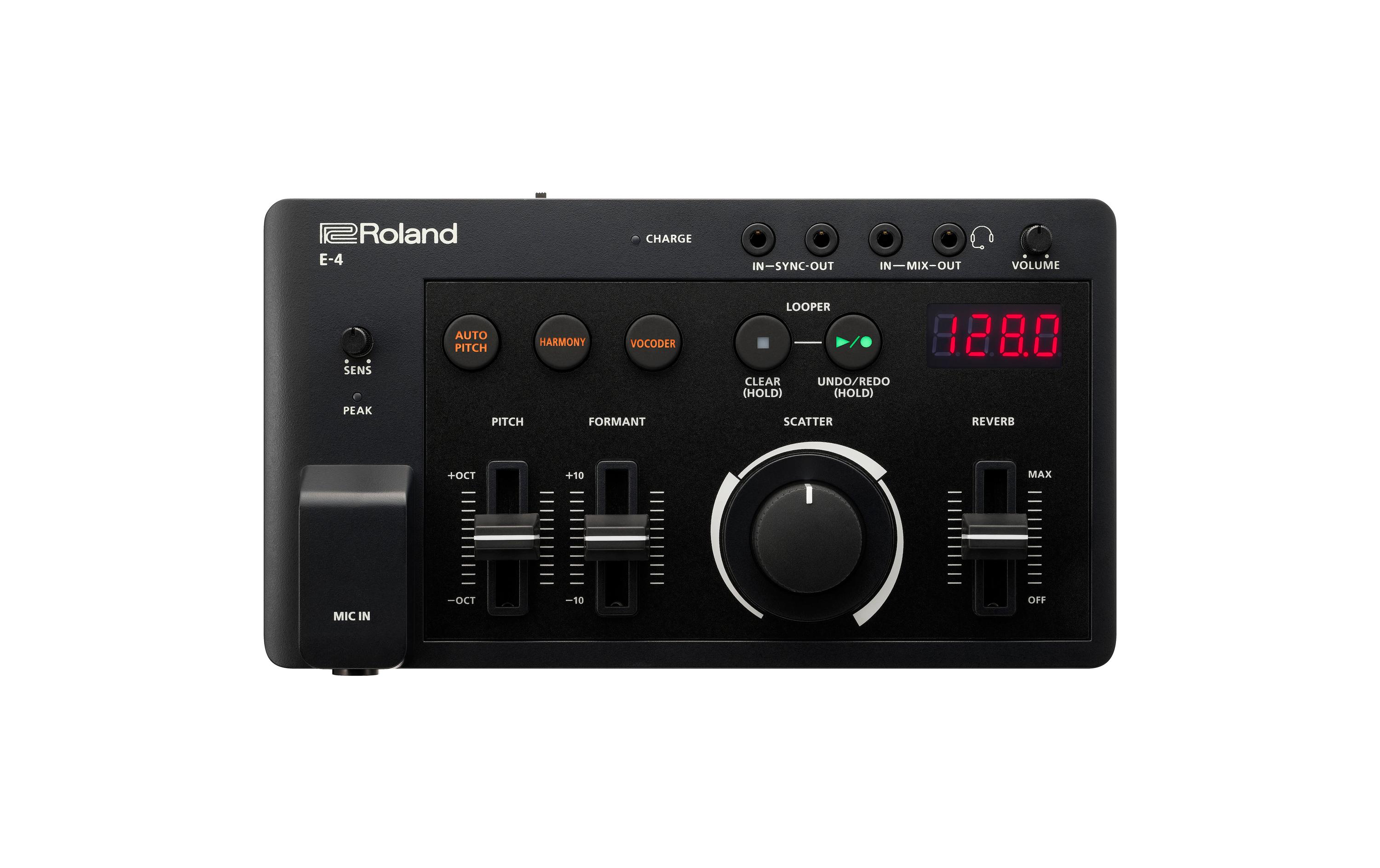 Synthesizer AIRA E-4 Voice Tweaker<br>Synthesizer mit fortschrittlichen Gesangseffekten