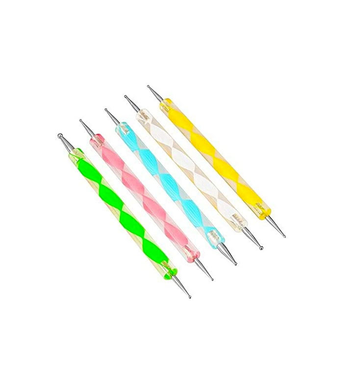 Bifull - Conjunto de ponche de unhas com pontas duplas