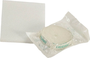 LIGASANO Schaumstoffplatten 59x49x1cm unsteril weiss, 14 Stück