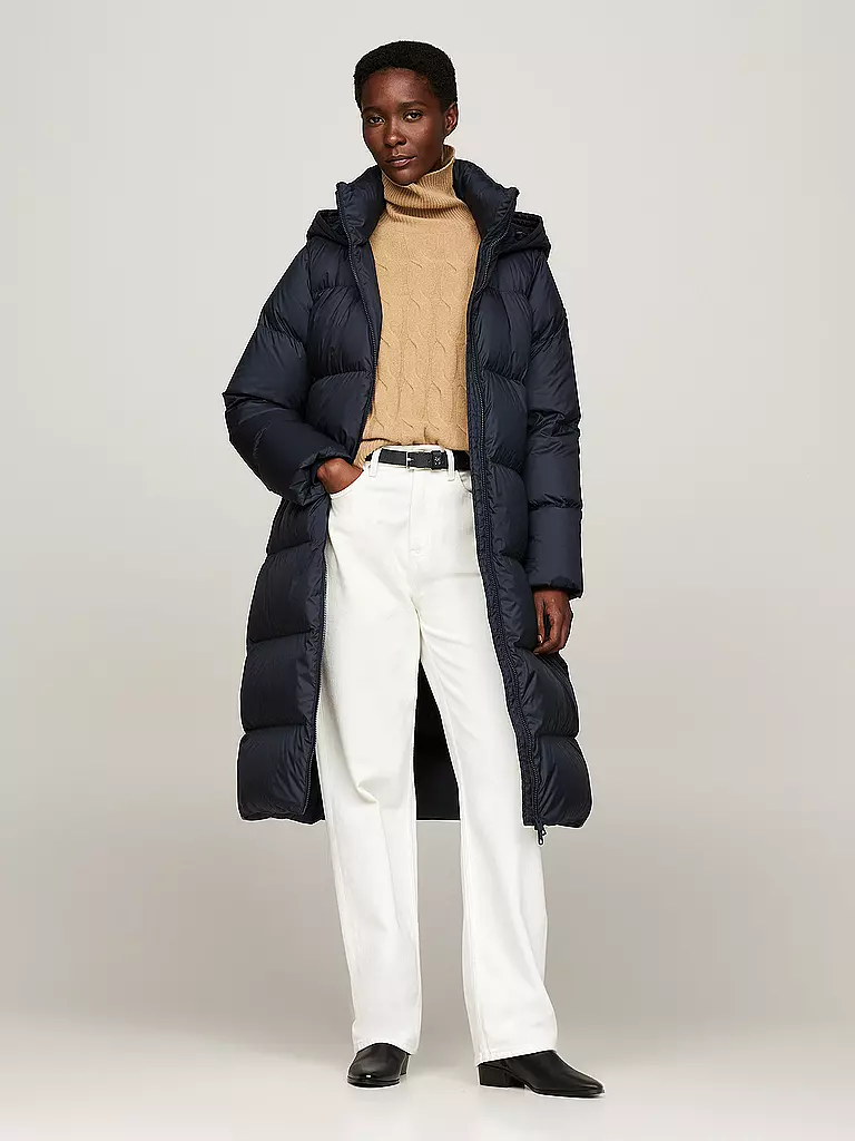 TOMMY HILFIGER Daunenmantel  dunkelblau