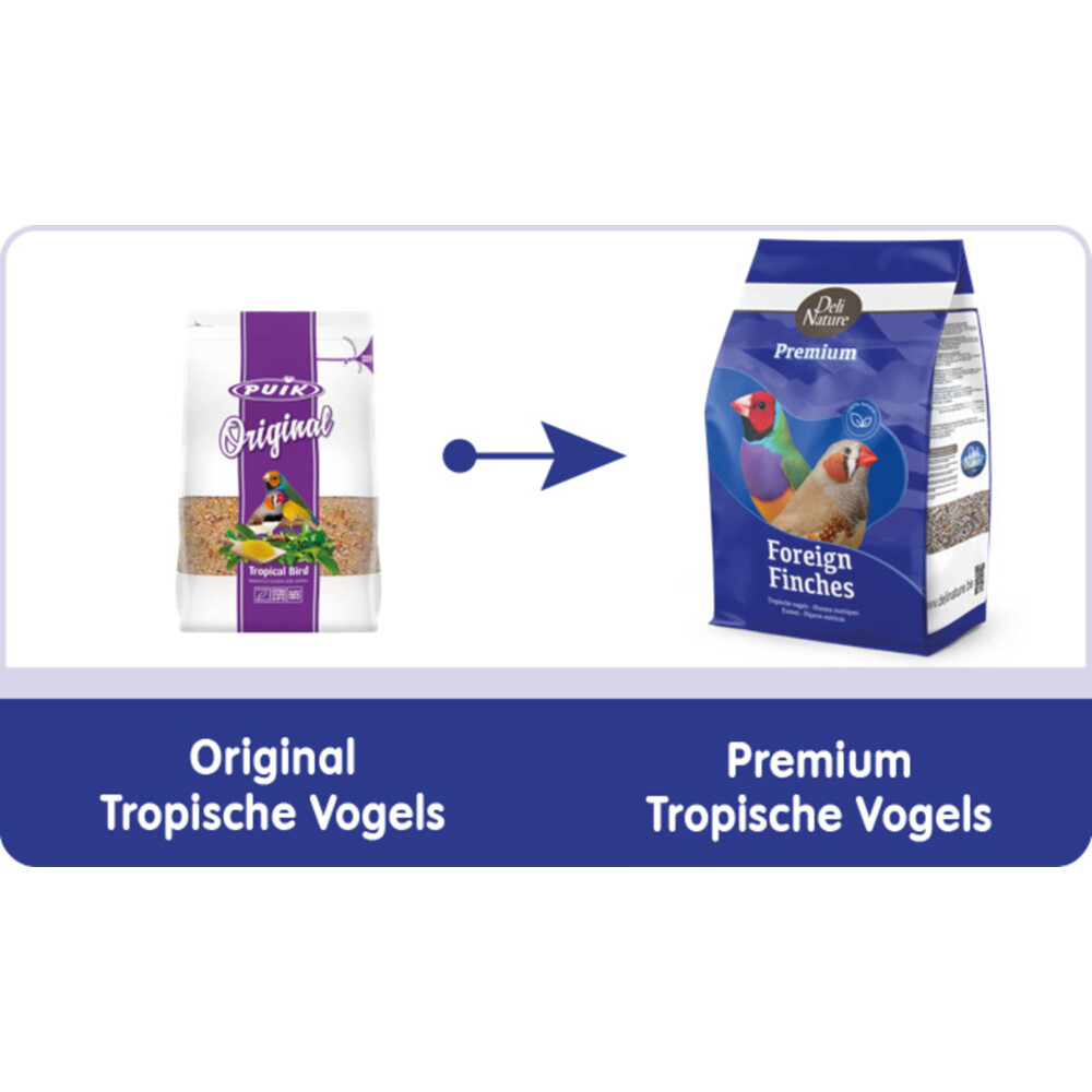 Deli Nature Premium Tropische Vogel 4 kg