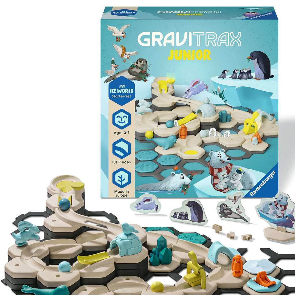 Ravensburger Spiel GraviTrax Junior Starter-Set L Ice