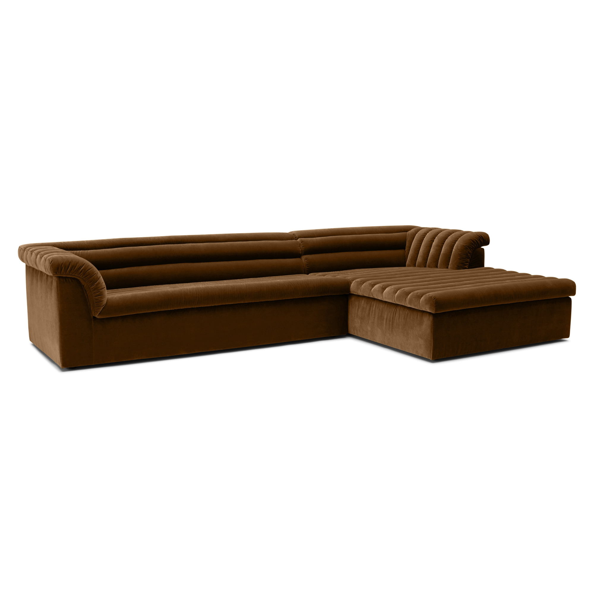 Hoekbank Marilyn royal wood rechts