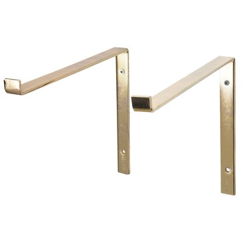 Plankdrager plank bended messing 2st