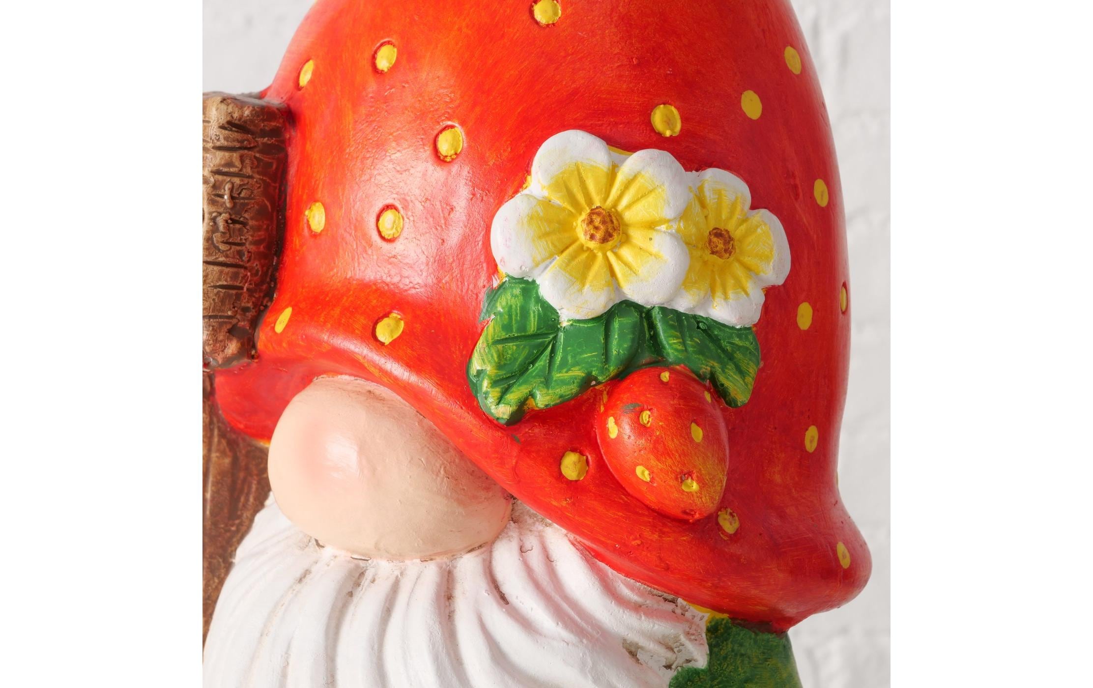 Dekofigur Strawberry 35 cmWichtel im Erdbeeren Style